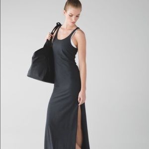 Lululemon Refresh Maxi Dress Heathered Black XS/2